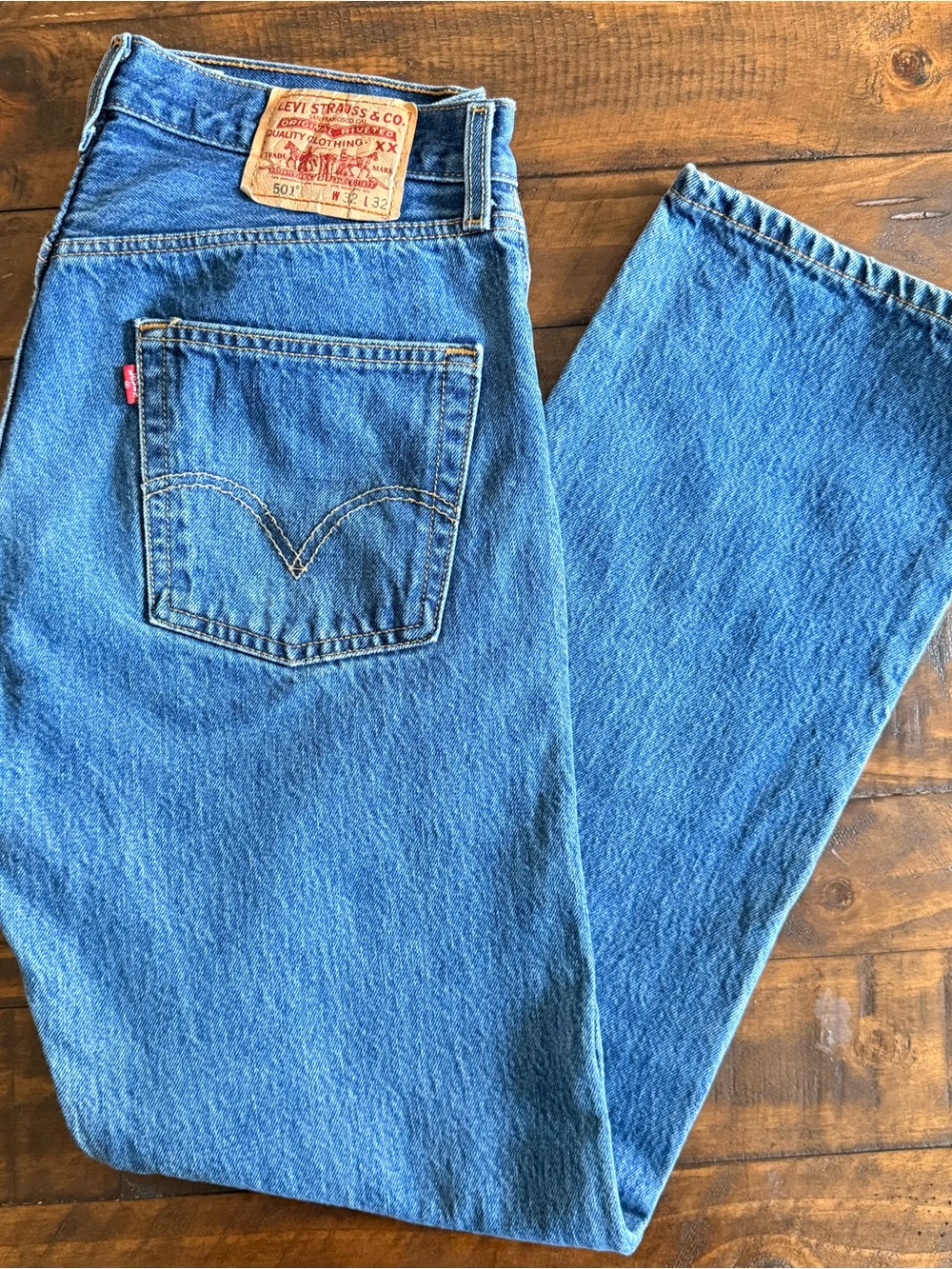 Y2K Levi’s 501 Straight Leg Button Fly Jeans, Men’s Size 32x32
